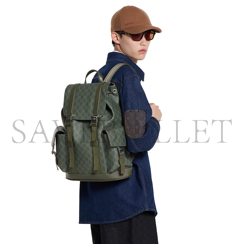 GUCCI GG MONOGRAM LARGE BACKPACK ‎792080 (46*35*12cm)